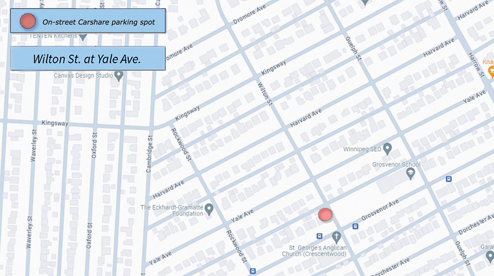 Wilton St. at Yale Ave.