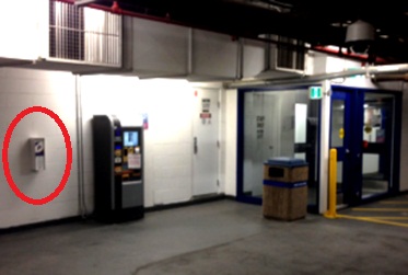 drop box location inside Millennium Library parkade